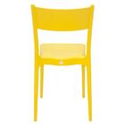 Cadeira Tramontina Diana Amarela Em Polipropileno E Fibra De