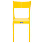 Cadeira Tramontina Diana Amarela Em Polipropileno E Fibra De