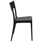 Cadeira Tramontina Diana Preto Em Polipropileno