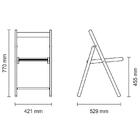 Cadeira Tramontina Dobrável Lille De Madeira Teca Natural
