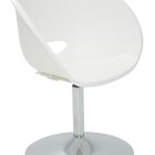 Cadeira Tramontina Elena Branca Base Central Giratória Aço Cr