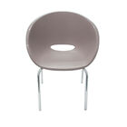 Cadeira Tramontina Elena Camurça Em Polipropileno Com Pernas