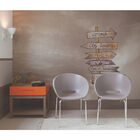 Cadeira Tramontina Elena Camurça Em Polipropileno Com Pernas