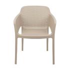 Cadeira Tramontina Gabriela Areia Empilhável Em Polipropileno