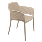 Cadeira Tramontina Gabriela Areia Empilhável Em Polipropileno