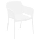 Cadeira Tramontina Gabriela Branca Em Polipropileno E Fibra D