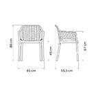 Cadeira Tramontina Gabriela Eco Em Polipropileno Oceano +clea