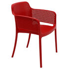 Cadeira Tramontina Gabriela Vermelha Em Polipropileno E Fibra