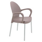 Cadeira Tramontina Grace Empilhável Camurça Em Polipropileno