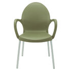 Cadeira Tramontina Grace Empilhável Verde Oliva Em Polipropil