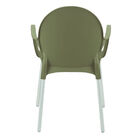 Cadeira Tramontina Grace Empilhável Verde Oliva Em Polipropil
