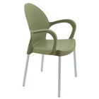 Cadeira Tramontina Grace Empilhável Verde Oliva Em Polipropil