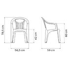 Cadeira Tramontina Ilhabela Empilhável Em Polipropileno Matte