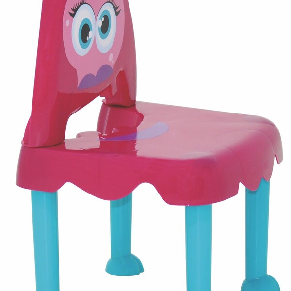 Cadeira Tramontina Infantil Monster Em Polipropileno Rosa