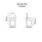 Cadeira Tramontina Infantil Monster Em Polipropileno Verde