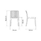 Cadeira Tramontina Isabelle Eco Em Polipropileno Oceano +clea