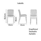 Cadeira Tramontina Isabelle Em Polipropileno E Fibra De Vidro