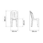 Cadeira Tramontina Jatiúca Basic Sem Braços Em Polipropileno