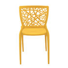 Cadeira Tramontina Joana Amarela Em Polipropileno E Fibra De