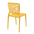 Cadeira Tramontina Joana Amarela Em Polipropileno E Fibra De