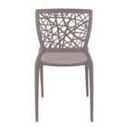 Cadeira Tramontina Joana Camurça Em Polipropileno E Fibra De