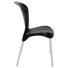 Cadeira Tramontina Jolie Empilhável Em Polipropileno Preto Pe