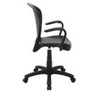 Cadeira Tramontina Jolie Preta Rodízio Braços