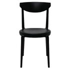 Cadeira Tramontina Luna Preta Em Polipropileno