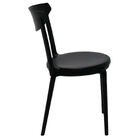 Cadeira Tramontina Luna Preta Em Polipropileno