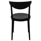 Cadeira Tramontina Luna Preta Em Polipropileno