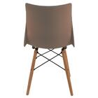 Cadeira Tramontina Maja Sem Braços Base 3d Caramelo Branca