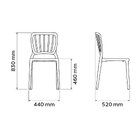 Cadeira Tramontina Manu Em Polipropileno Camurça