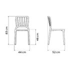 Cadeira Tramontina Manu Em Polipropileno Camurça