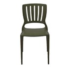 Cadeira Tramontina Manu Em Polipropileno Verde Oliva