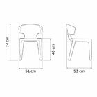 Cadeira Tramontina Marilyn Em Polietileno Marrom Café