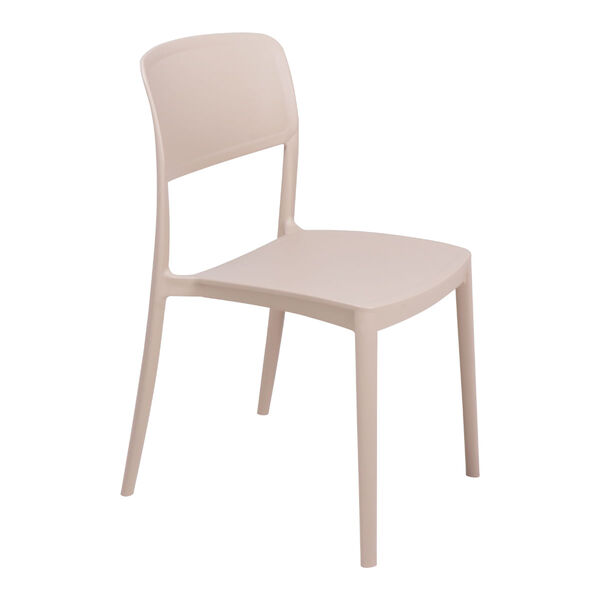 Cadeira Tramontina Marta Areia Empilhável Em Polipropileno Co