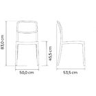 Cadeira Tramontina Marta Branca Empilhável Em Polipropileno C