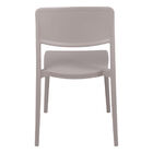Cadeira Tramontina Marta Camurça Empilhável Em Polipropileno