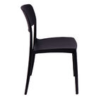 Cadeira Tramontina Marta Preta Empilhável Em Polipropileno Co
