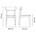 Cadeira Tramontina Piazza Kyoto Em Madeira Tauarí Com Acabame