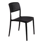 Cadeira Tramontina Serena Preto Empilhável Em Polipropileno C