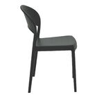 Cadeira Tramontina Sissi Encosto Fechado Preto Eco Reciclado