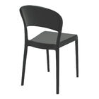 Cadeira Tramontina Sissi Encosto Fechado Preto Eco Reciclado