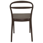Cadeira Tramontina Sissi Encosto Vazado Marrom Eco Reciclado