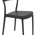 Cadeira Tramontina Sissi Encosto Vazado Preto Eco Reciclado