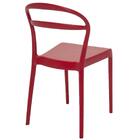 Cadeira Tramontina Sissi Vermelha Sem Braços Encosto Vazado F
