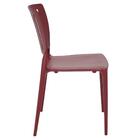 Cadeira Tramontina Sofia Marsala Com Encosto Vazado Vertical