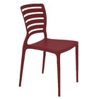 Cadeira Tramontina Sofia Marsala Encosto Vazado Horizontal Em