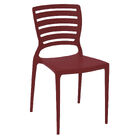 Cadeira Tramontina Sofia Marsala Encosto Vazado Horizontal Em