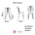 Cadeira Tramontina Torres Basic Economy Sem Braços Em Polipro